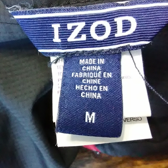 ⏳ ❄️ IZOD Black Gray Reversible Vest  Size M - Picture 5 of 6